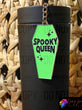 Neon Green Spooky Queen Coffin Keychain