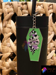 Neon Green Kinda Strange Coffin Keychain